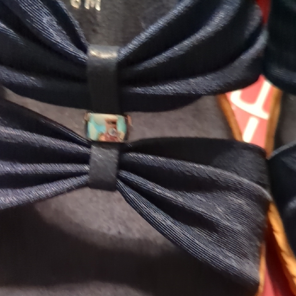 Italian Shoemakers Blue Wedge Shoes - Picture 3 of 7